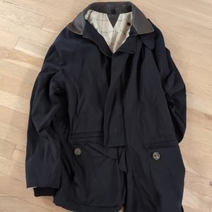 Loro Piana Mens Horsey Jacket Medium Black. Italian 1992 Okympics Vintage